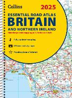 Book Cover for 2025 Collins Essential Road Atlas Britain and Northern Ireland by Collins Maps