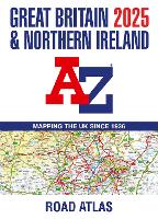 Book Cover for Great Britain & Northern Ireland A-Z Road Atlas 2025 (A3 Paperback) by A-Z Maps