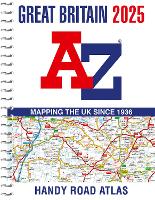 Book Cover for Great Britain A-Z Handy Road Atlas 2025 (A5 Spiral) by A-Z Maps