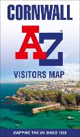 Book Cover for Cornwall A-Z Visitors Map by A-Z Maps