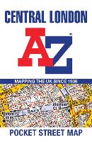 Book Cover for Central London A-Z Pocket Street Map by A-Z Maps