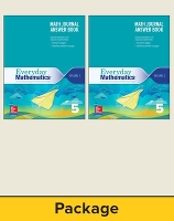 Book Cover for Everyday Mathematics 4, Grade 5, Journal Answer Books (Vol 1 & 2) by McGraw Hill