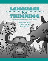 Book Cover for Language for Thinking Grades 1-3, Behavioral Objectives Book by McGraw Hill