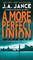 Book Cover for More Perfect Union by J. A Jance