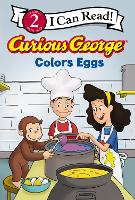 Book Cover for Curious George Colors Eggs by H. A. Rey
