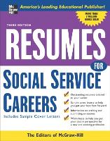 Book Cover for Resumes for Social Service Careers by McGraw Hill