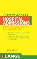 Book Cover for LANGE Instant Access Hospital Admissions by Anil Patel