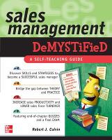 Book Cover for Sales Management Demystified by Robert Calvin