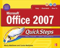 Book Cover for Microsoft Office 2007 QuickSteps by Marty Matthews, Carole Matthews