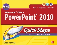 Book Cover for Microsoft Office PowerPoint 2010 QuickSteps by Carole Matthews