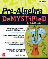 Book Cover for Pre-Algebra DeMYSTiFieD, Second Edition by Allan Bluman