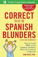 Book Cover for Correct Your Spanish Blunders by Jean Yates