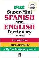 Book Cover for Vox Super-Mini Spanish and English Dictionary by Vox