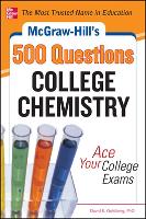 Book Cover for McGraw-Hill's 500 College Chemistry Questions by David Goldberg