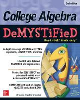 Book Cover for College Algebra DeMYSTiFieD by Rhonda Huettenmueller
