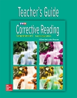 Book Cover for Corrective Reading Comprehension Level C, Teacher Guide by McGraw Hill