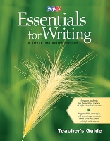 Book Cover for SRA Essentials for Writing Teacher's Guide by Siegfried Engelmann