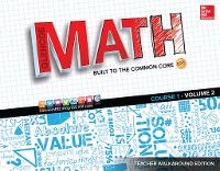 Book Cover for Glencoe Math, Course 1, Teacher Walkaround Edition, Volume 2 by McGraw Hill