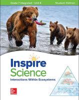 Book Cover for Inspire Science: Integrated G7 Write-In Student Edition Unit 4 by McGraw Hill