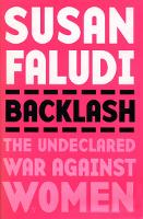 Book Cover for Backlash by Susan Faludi