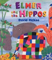 Book Cover for Elmer and the Hippos by David McKee