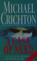 Book Cover for A Case Of Need by Michael Crichton