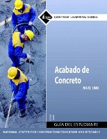 Book Cover for Concrete Finishing Trainee Guide in Spanish, Level 1 by NCCER