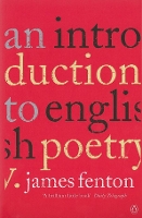 Book Cover for An Introduction to English Poetry by James Fenton