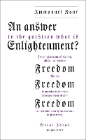 Book Cover for An Answer to the Question: 'What is Enlightenment?' by Immanuel Kant