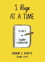 Book Cover for 1 Page at a Time by Adam J. Kurtz