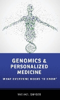 Book Cover for Genomics and Personalized Medicine by Michael (Professor and Chair, Department of Genetics, Professor and Chair, Department of Genetics, Stanford University) Snyder