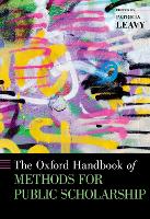 Book Cover for The Oxford Handbook of Methods for Public Scholarship by Patricia Leavy