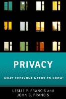 Book Cover for Privacy by Leslie P. (Distinguished Alfred C. Emery Professor of Law and Distinguished Professor of Philosophy, Distinguished Alf Francis