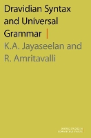 Book Cover for Dravidian Syntax and Universal Grammar by K.A. (Formerly Professor and Chair of School of Language Sciences, Formerly Professor and Chair of School of Langua Jayaseelan