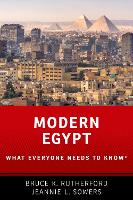 Book Cover for Modern Egypt by Bruce K. (Associate Professor of Political Science, Associate Professor of Political Science, Colgate University) Rutherford, S