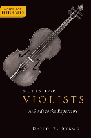 Book Cover for Notes for Violists by David M Head of Acquisitions, Head of Acquisitions, Fondren Library, Rice University Bynog