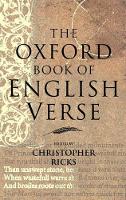 Book Cover for The Oxford Book of English Verse by Christopher Ricks