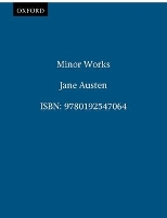 Book Cover for Minor Works by Jane Austen