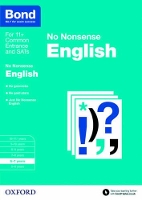 Book Cover for Bond: English: No Nonsense by Frances Orchard, Bond 11+