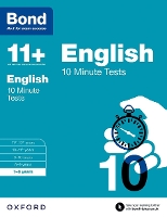 Book Cover for Bond 11+: English: 10 Minute Tests by Sarah Lindsay, Bond 11+