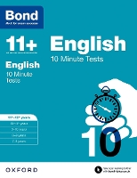 Book Cover for Bond 11+: English: 10 Minute Tests by Sarah Lindsay, Bond 11+