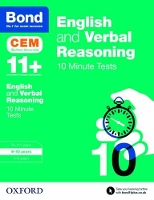 Book Cover for Bond 11+: English & Verbal Reasoning: CEM 10 Minute Tests by Michellejoy Hughes, Bond 11+