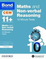 Book Cover for Bond 11+: Maths & Non-verbal Reasoning: CEM 10 Minute Tests by Michellejoy Hughes, Bond 11+