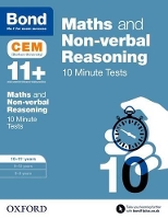 Book Cover for Bond 11+: Maths & Non-verbal reasoning: CEM 10 Minute Tests: Ready for the 2024 exam by Michellejoy Hughes, Bond 11+