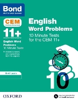 Book Cover for Bond 11+: CEM English Word Problems 10 Minute Tests: Ready for the 2024 exam by Michellejoy Hughes, Bond 11+