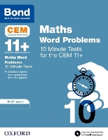 Book Cover for Bond 11+: CEM Maths Word Problems 10 Minute Tests: Ready for the 2024 exam by Michellejoy Hughes, Bond 11+