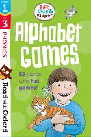 Book Cover for Read with Oxford: Stages 1-3: Biff, Chip and Kipper: Alphabet Games Flashcards by Roderick Hunt, Kate Ruttle