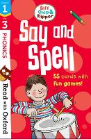 Book Cover for Read with Oxford: Stages 1-3: Biff, Chip and Kipper: Say and Spell Flashcards by Roderick Hunt