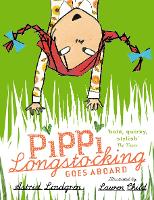 Book Cover for Pippi Longstocking Goes Aboard by Astrid Lindgren