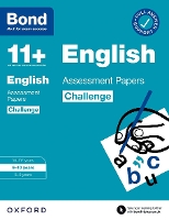 Book Cover for Bond 11+: Bond 11+ English Challenge Assessment Papers 9-10 years by Sarah Lindsay, Bond 11+